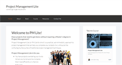 Desktop Screenshot of project-management-lite.com
